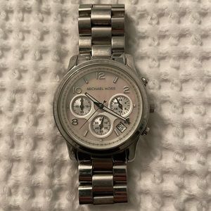 Silver Michael Kors watch